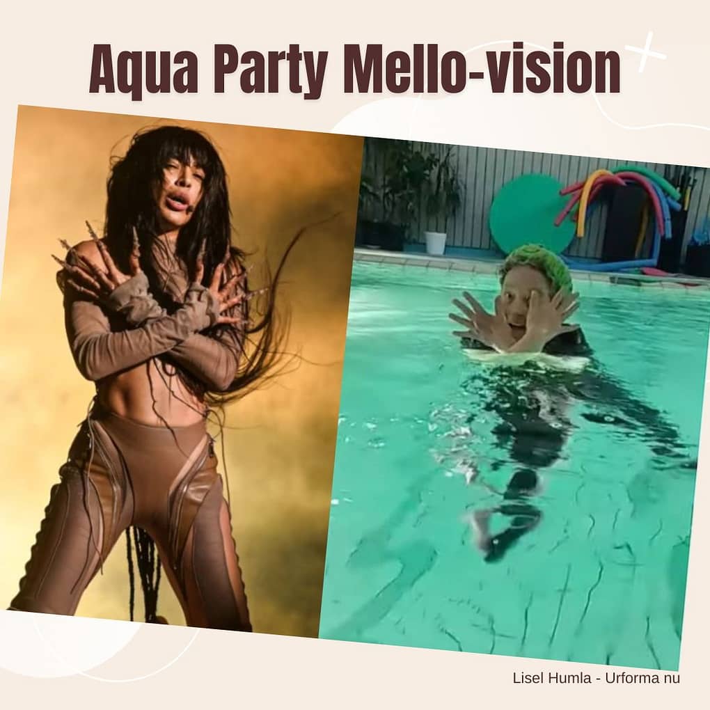 Loreens Tattoo i Aqua Party Mello-vision