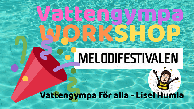  Ett färdigt pass Melodifestivalen 💙 Vattengympa