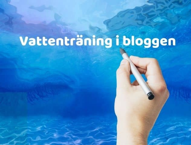 Blogginlägg om vattenträning