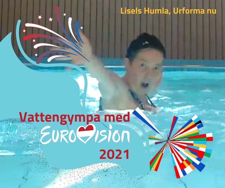 Vattengympa med Eurovision 2021